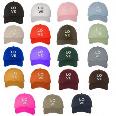 Love Block Embroidered Dad Hat Baseball Cap Many Colors Available   eb-94482094